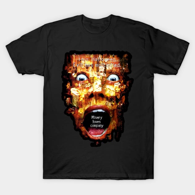 Scary Ghosts // 13 ghosts T-Shirt by TrazZinkitt